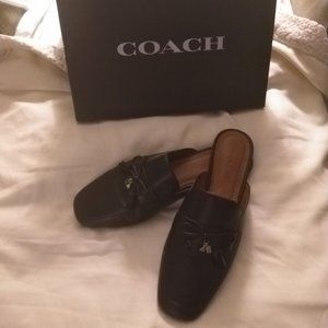 Coach Slides Black NWT